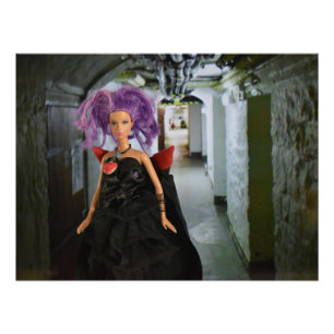 Póster Vampiro en la caza. Halloween