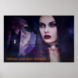 Póster Vampiro femenino
