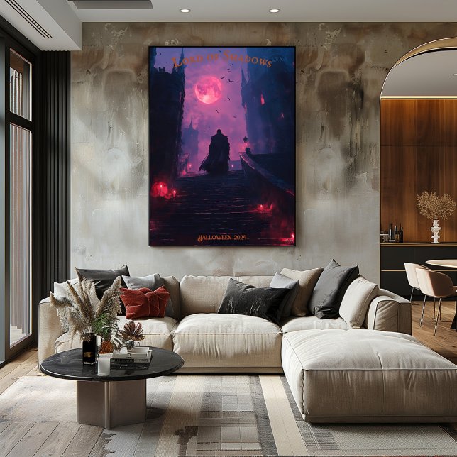 Póster Vampiro Lord Halloween con el Castillo de la Gran  (Subido por el creador)