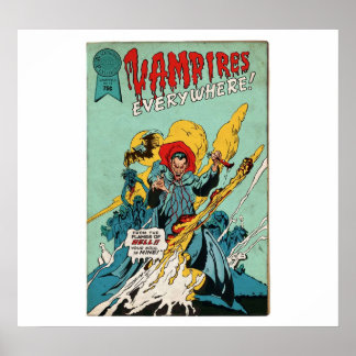 Póster Vampiros por todas partes