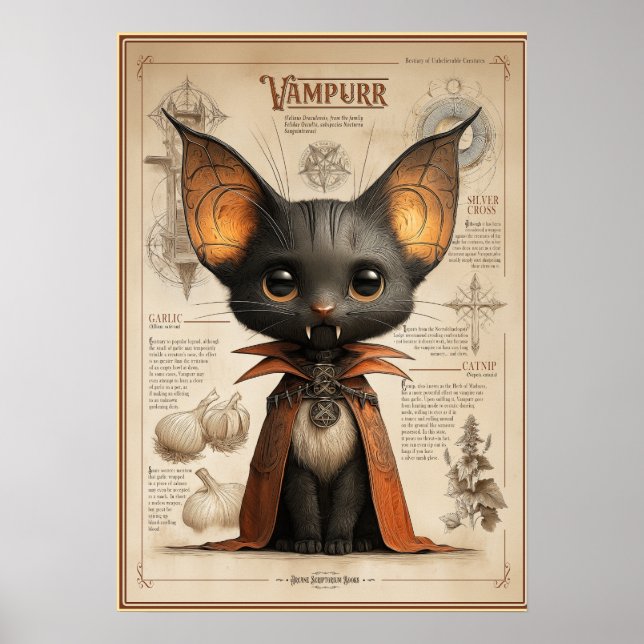 Póster Vampurr: Cat Vampire Creature (Frente)