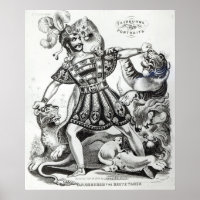 Van Amburgh el Brute Tamer, 1838