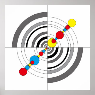 Póster van drian bubble art