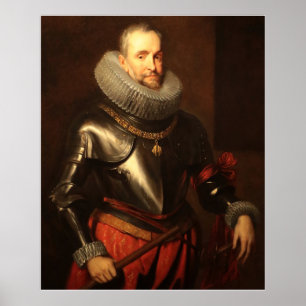 Póster Van Dyck - Ambrogio Spinola Mostrar pintor de cort
