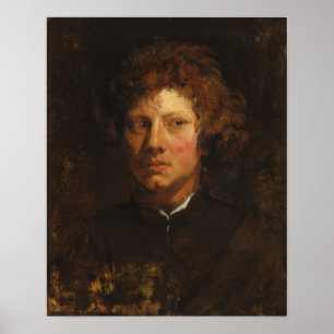 Póster Van Dyck - Cabeza de un joven