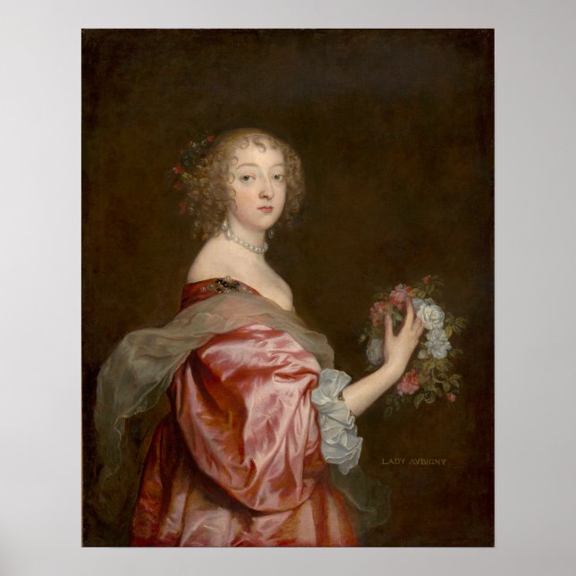 Póster Van Dyck - Catherine Howard Lady D'Aubigny (Frente)