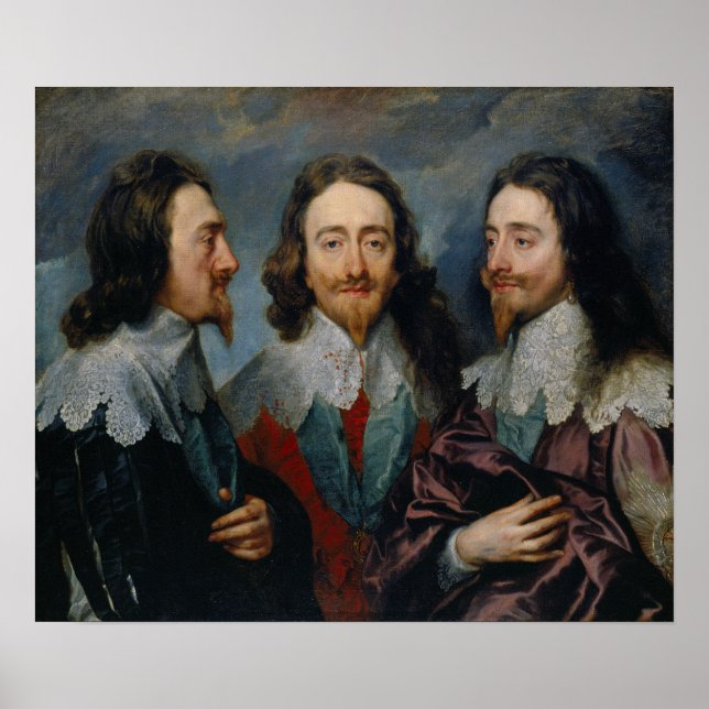 Póster Van Dyck - Charles I (Frente)
