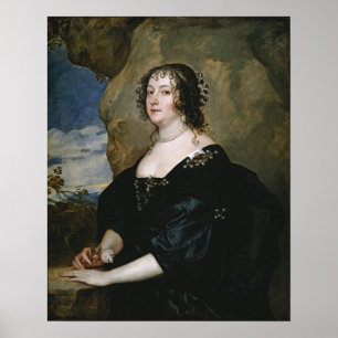 Póster Van Dyck - Condes Diana Cecil De Oxford