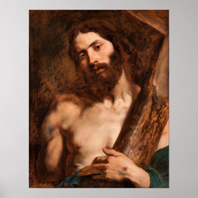 Póster Van Dyck - Cristo cargando la cruz (Frente)