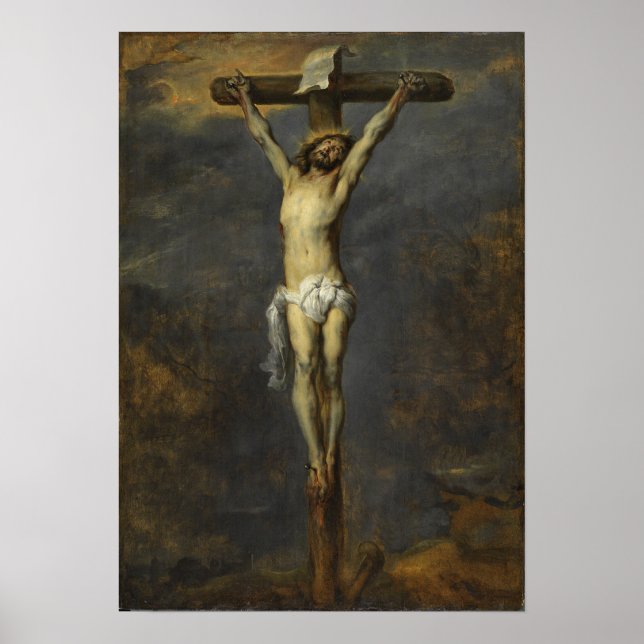 Póster Van Dyck - Cristo en la cruz (Frente)