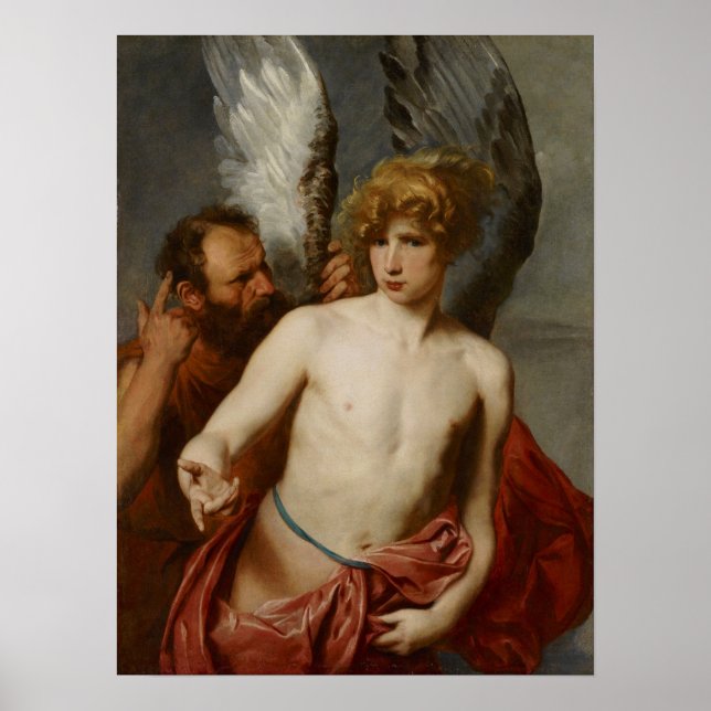 Póster Van Dyck - Daedalus E Icarus (Frente)