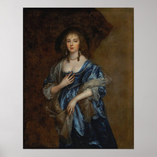 Póster Van Dyck - Dama identificada tradicionalmente como