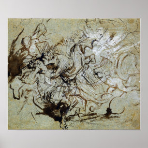 Póster Van Dyck - Diana Y Endymion