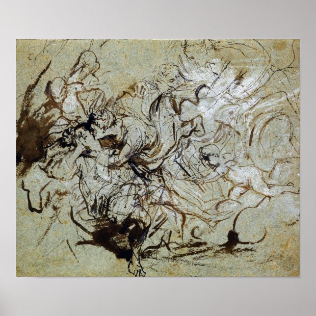 Póster Van Dyck - Diana Y Endymion (Frente)