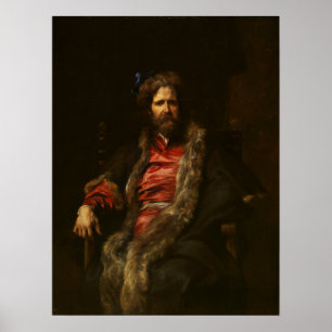 Póster Van Dyck - El pintor Martin Ryckaert