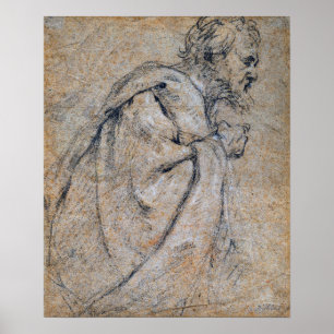 Póster Van Dyck - Estudio De Un Apóstol