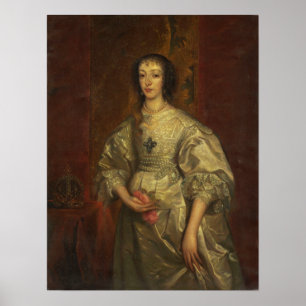 Póster Van Dyck - Henrietta Maria