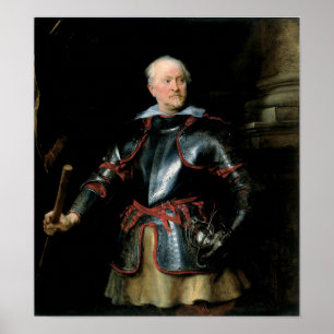 Póster Van Dyck - Hombre en armadura, familia Spinola