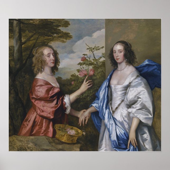 Póster Van Dyck - Las hermanas Cheeke (Frente)