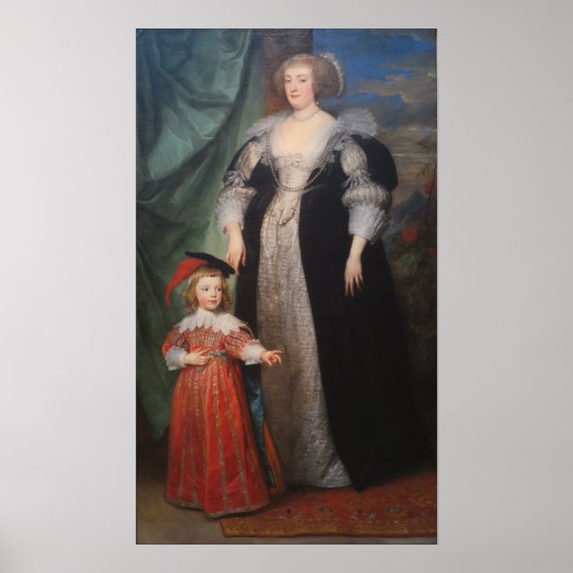 Póster Van Dyck - Marie Claire De Croy Duquesa D'Havre … (Frente)