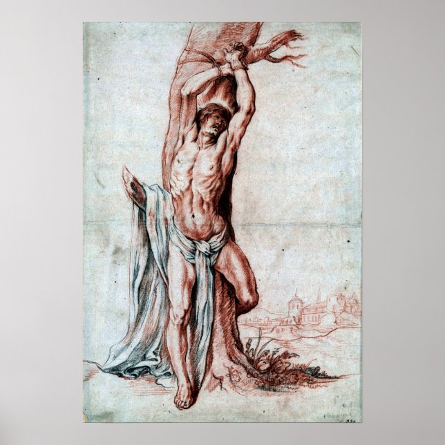 Póster Van Dyck - Mártir Atado A Un Árbol (Frente)