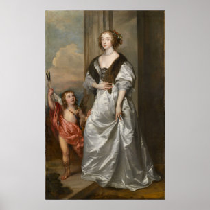 Póster Van Dyck - Mary Villiers como Venus