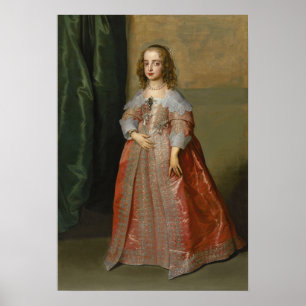Póster Van Dyck - Princesa María Hija del rey Carlos…