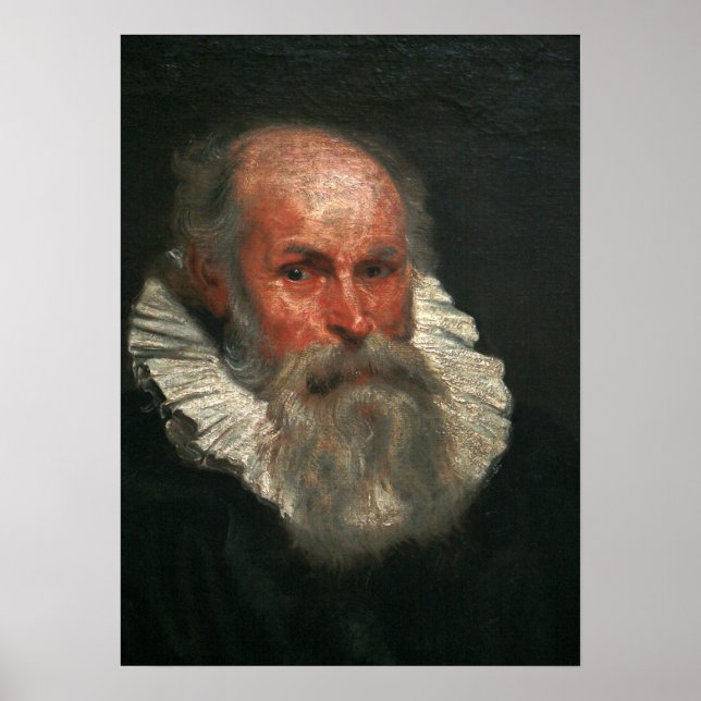 Póster Van Dyck - Retrato de anciano (Frente)