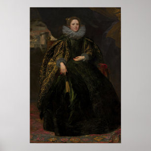 Póster Van Dyck - Retrato de la Marquesa Balbi