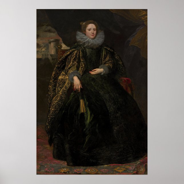 Póster Van Dyck - Retrato De Marchesa Balbi (Frente)