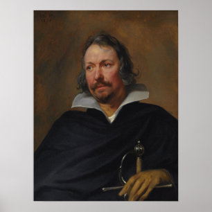 Póster Van Dyck - Retrato de un caballero