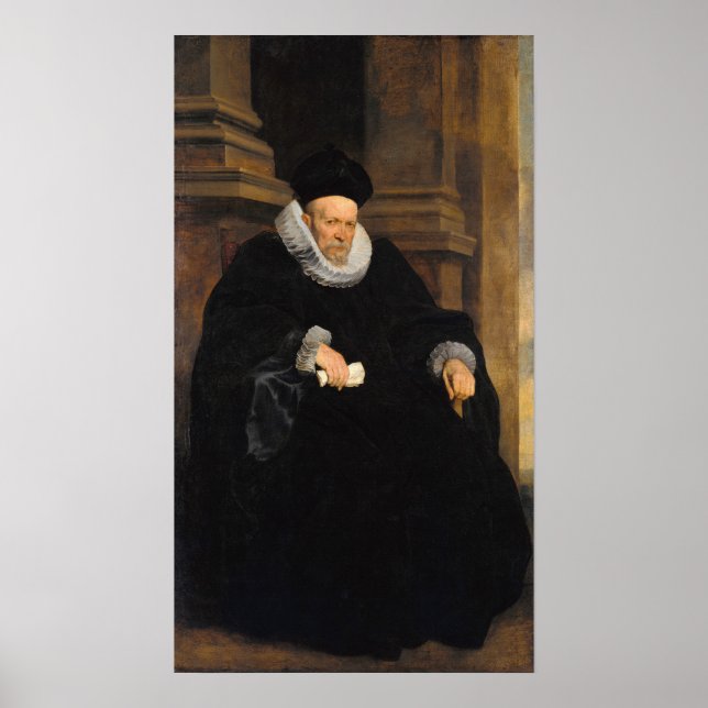 Póster Van Dyck - Retrato De Un Caballero Genovés (Frente)