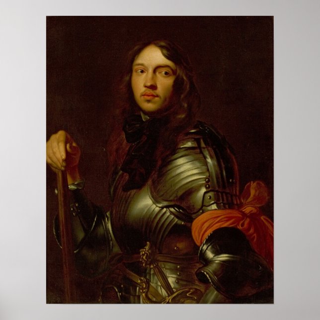 Póster Van Dyck - Retrato De Un Hombre En Armor Con S... (Frente)