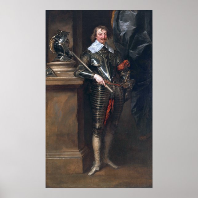 Póster Van Dyck - Robert Rich Segundo Conde de Warwick (Frente)
