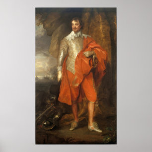 Póster Van Dyck - Robert Rich Segundo Conde de Warwick