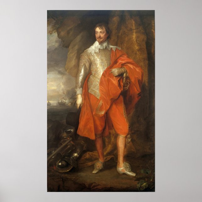 Póster Van Dyck - Robert Rich Segundo Conde de Warwick (Frente)