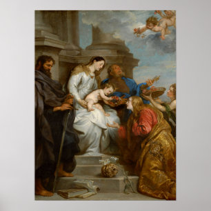 Póster Van Dyck - Rosalía Pedro y Pablo