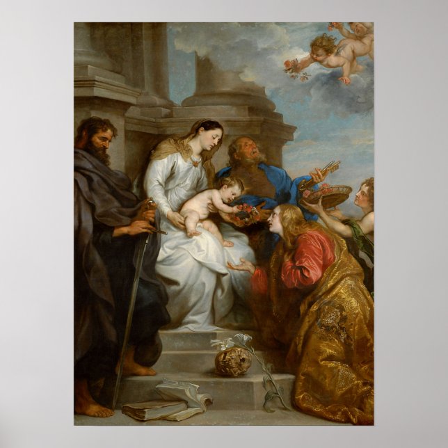 Póster Van Dyck - Rosalía Pedro y Pablo (Frente)