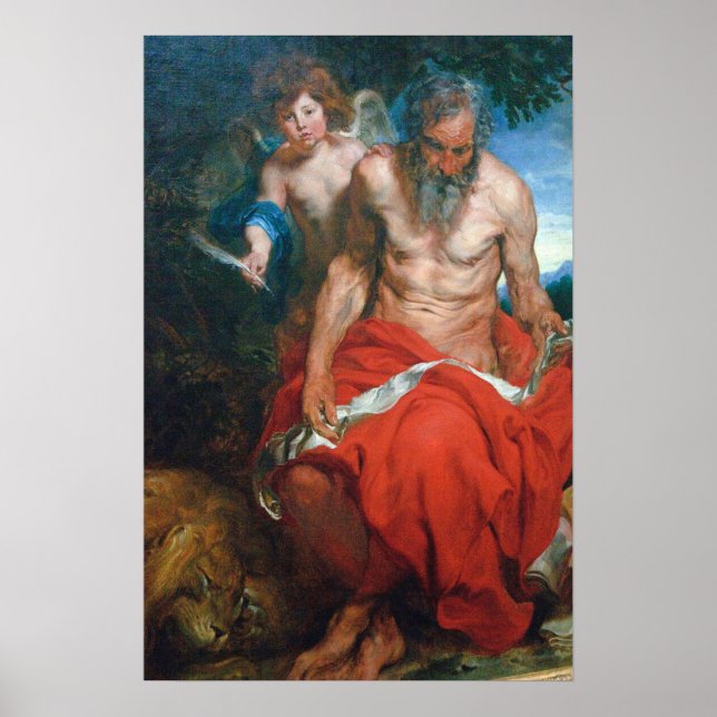 Póster Van Dyck - Saint Jerome (Frente)