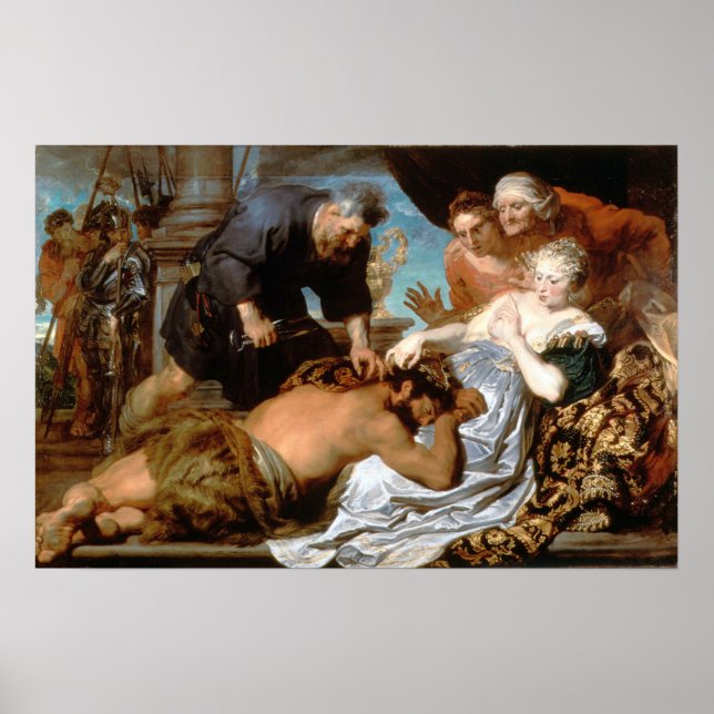 Póster Van Dyck - Sansón y Dalila (Frente)