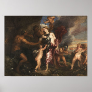 Póster Van Dyck - Tetis recibe una nueva armadura para Aq