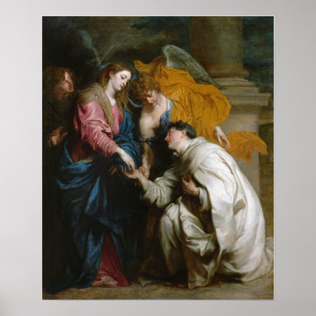 Póster Van Dyck - Visión del Beato Hermann Joseph (Frente)