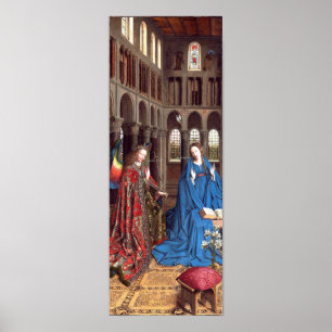 Póster Van Eyck: La Anunciación