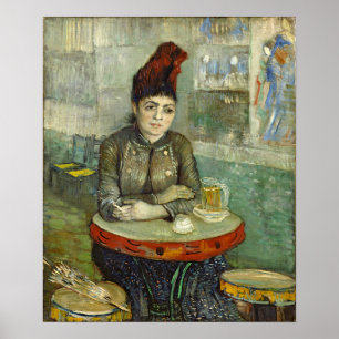 Póster Van Gogh - Agostina Segatori En El Café Le Tambour