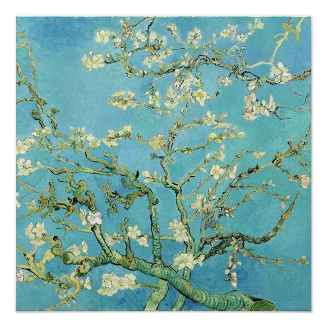 Póster Van Gogh Almond Blossoms (Anverso)