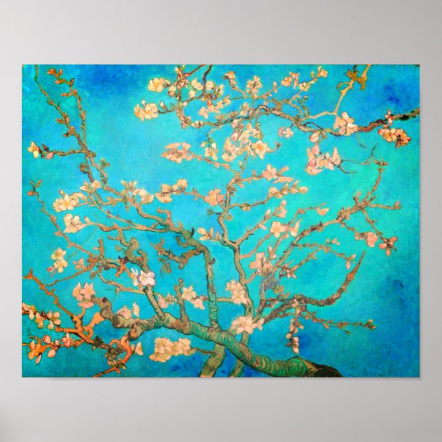 Póster Van Gogh Almond Blossoms (Frente)