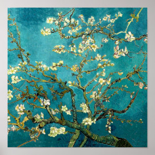 Póster Van Gogh Almond Florece Impresionismo Clásico