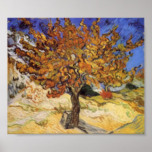 Póster Van Gogh - Árbol de moras
