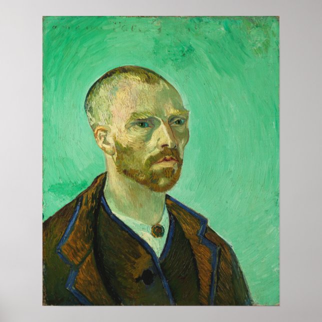 Póster Van Gogh - Autoretrato Dedicado A Gauguin (Frente)
