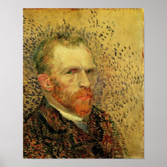 Póster Van Gogh - autorretrato (Frente)